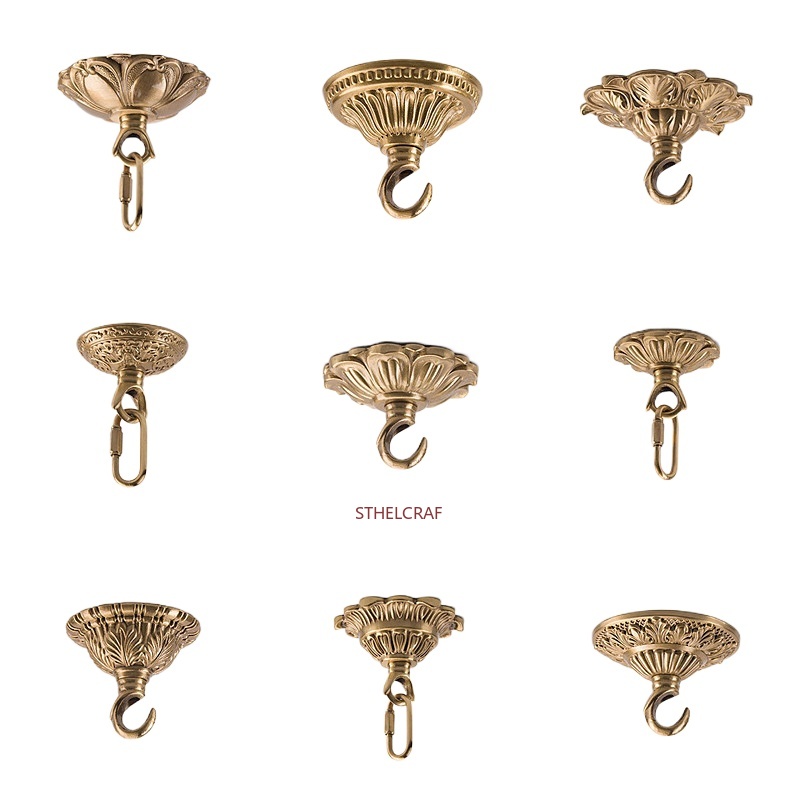Terracotta Pot - 1PC High-end Brass Hook Home Improvement