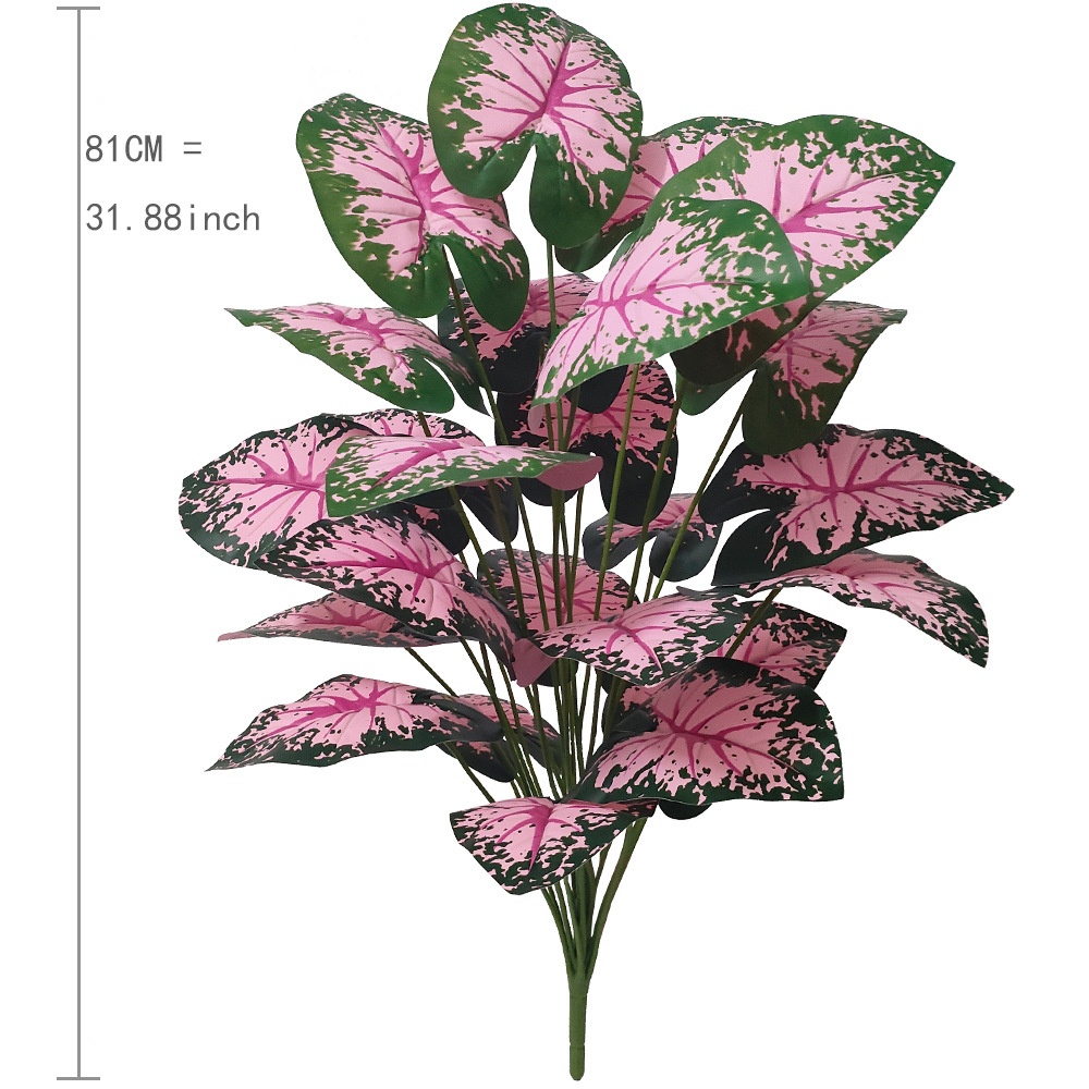 Pink Leaf Potted Plants Fake A - Snake Plant 评论和价格