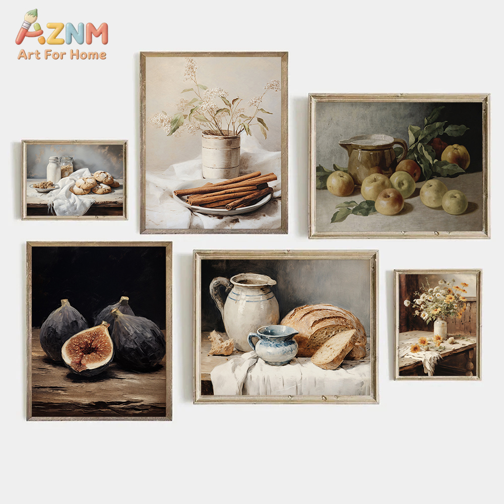 AZNM Vintage Neutral Still Lif - Terracotta Pot 评论和价格